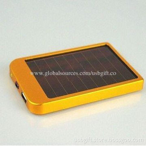 2,600mAh Solar Battery, Panel Charger Portable Power Bank Power for Cell, Mobile Phone, MP3 Player